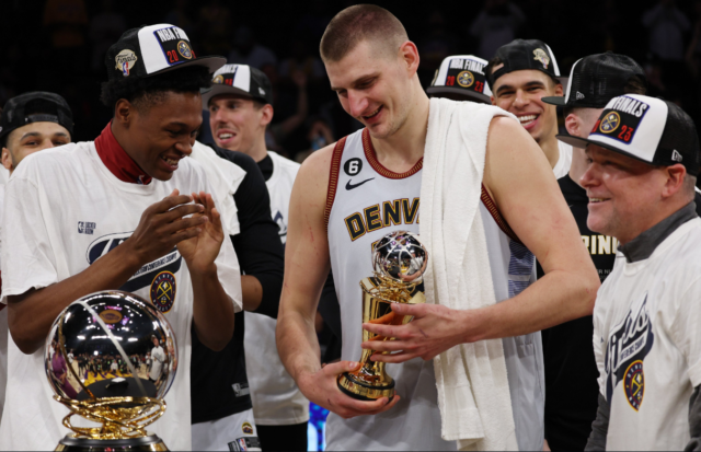 Nikola Jokić fue nombrado el jugador más valioso de la serie.