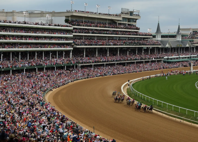 Churchill La legendaria pista de Churchill Downs en Kentucky.