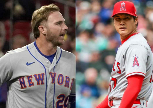 AO2 Pete Alonso de los Mets y Shohei Ohtani de Angelinos.
