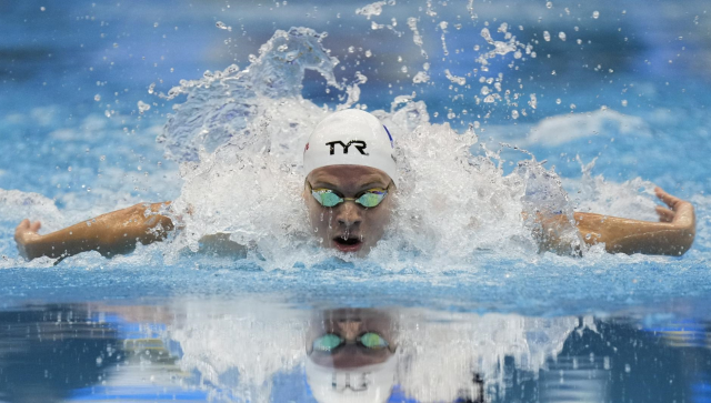 Frances Marchand destrozó el récord mundial de los 400 metros combinado individual.