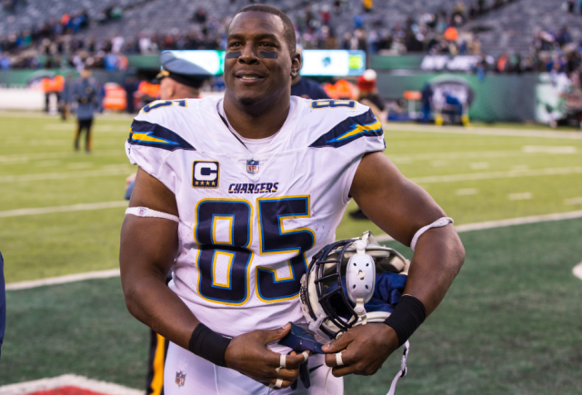 Gates Antonio Gates jugó 16 temporadas con Los Angles Chargers.