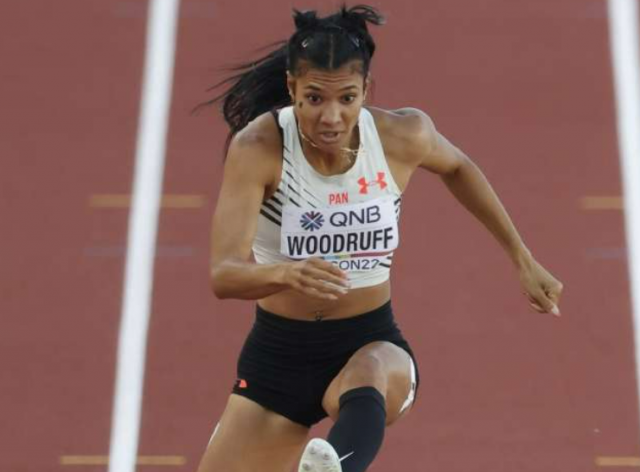 GiannaW Woodruff hizo su mayor esfuerzo, pero no pasó a la final.