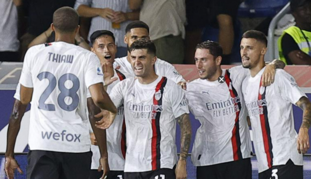 Puli Christian Pulisic marcó su primer gol en la liga italiana.