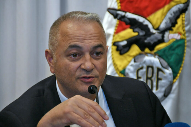 Fernando Costa, presidente de la Federación Boliviana de Fútbol.