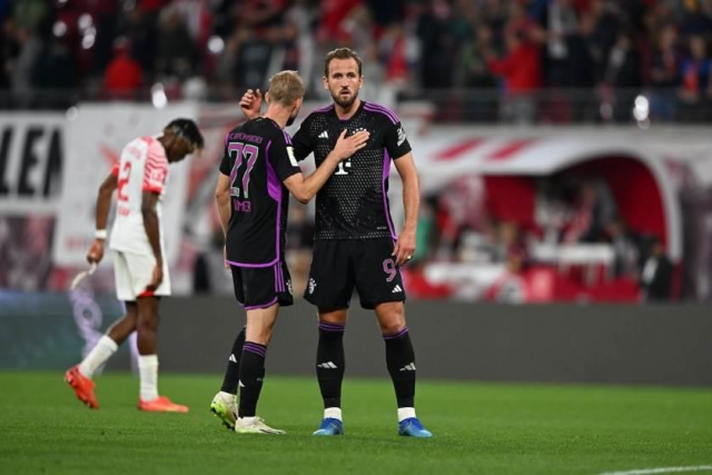 Kane Bayern Múnich alcanzó un empate trabajado ante el Leipzig.