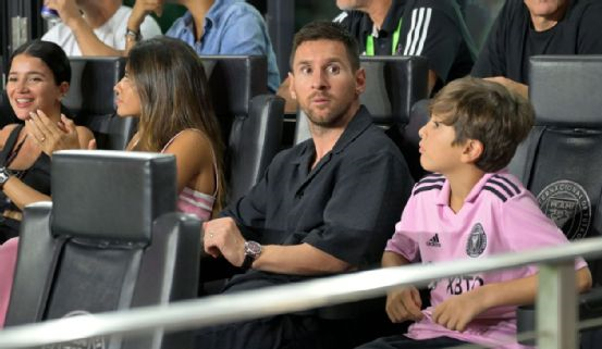 Messi Lionel Messi tuvo que ver desde las gradas la final de US Open. Cup