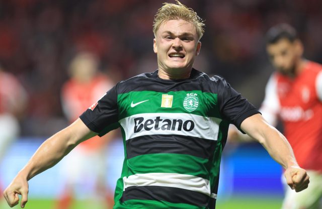 Harder, el nuevo Tomasson que juega en el Sporting luso